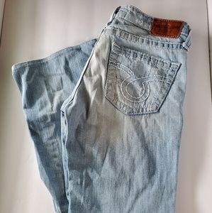 Big Star Light Wash Distressed Liv Jeans 29XL